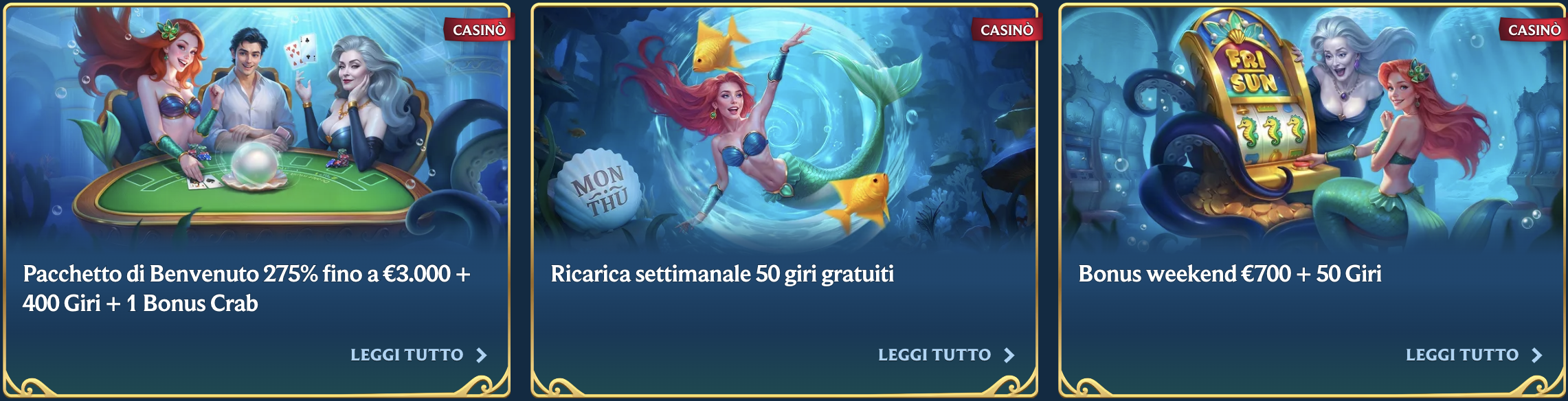 AquaWin Casino Login bonuses 2