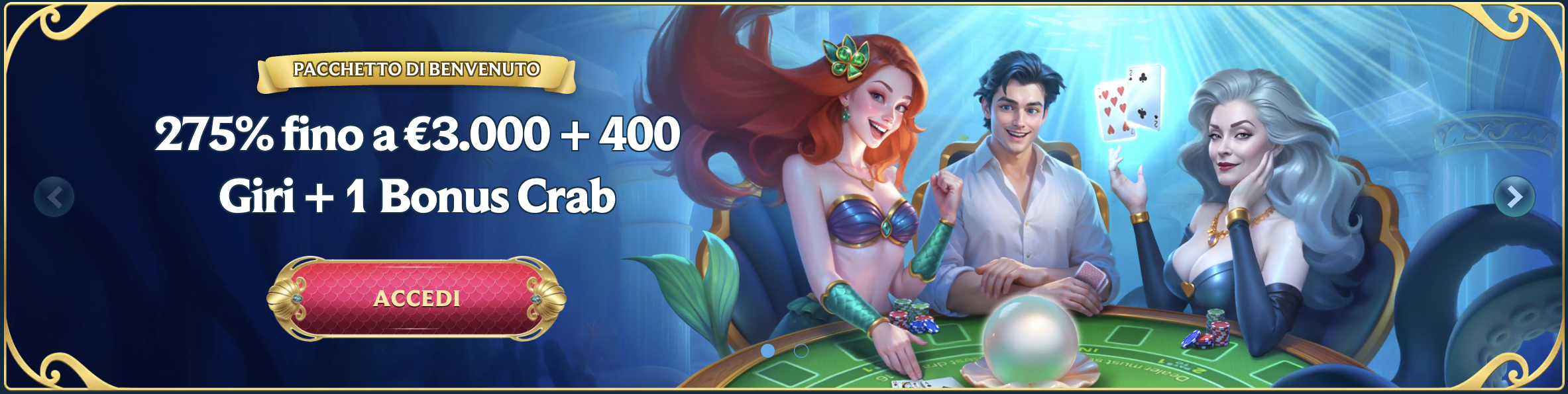 AquaWin Casino Login e Accesso bonus di benvenuto